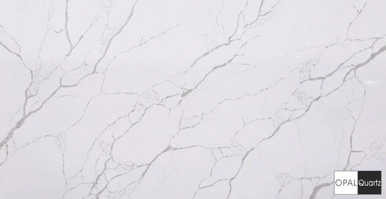 Calacatta Classic Opal Quartz stone sample