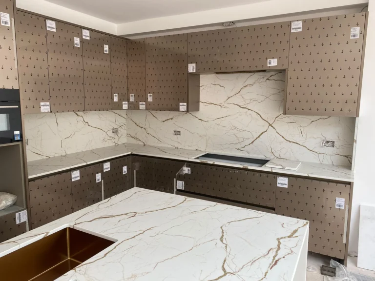 Marble Kitchen Island Worktops in London — project image 2