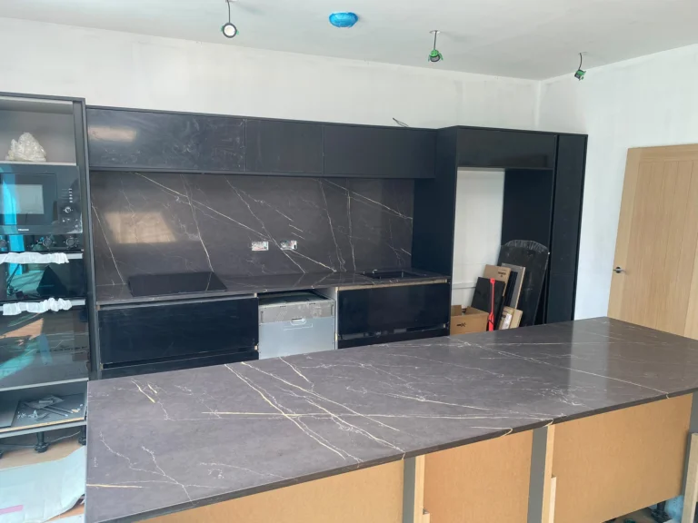 Black Marble Kitchen Worktops in London — project image 2