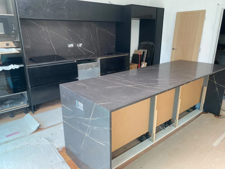 Black Marble Kitchen Worktops in London — project image 3